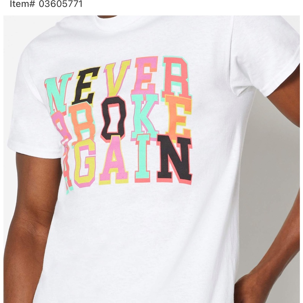 Never Broke Again Gently Used  short sleeve size extra large.